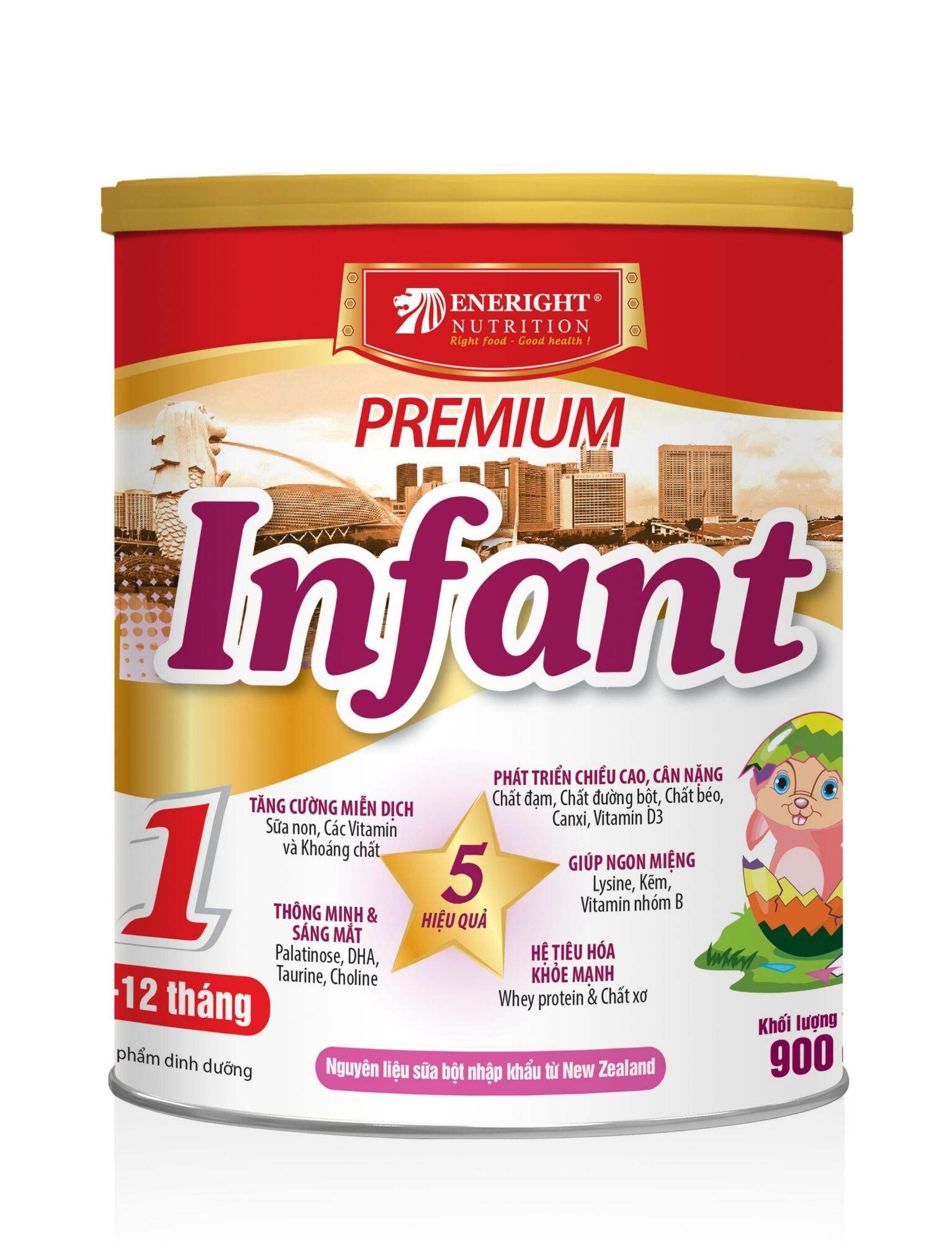 Sữa Infant 900g Tăng cân & Hổ trợ tiêu hóa 0-12 Tháng