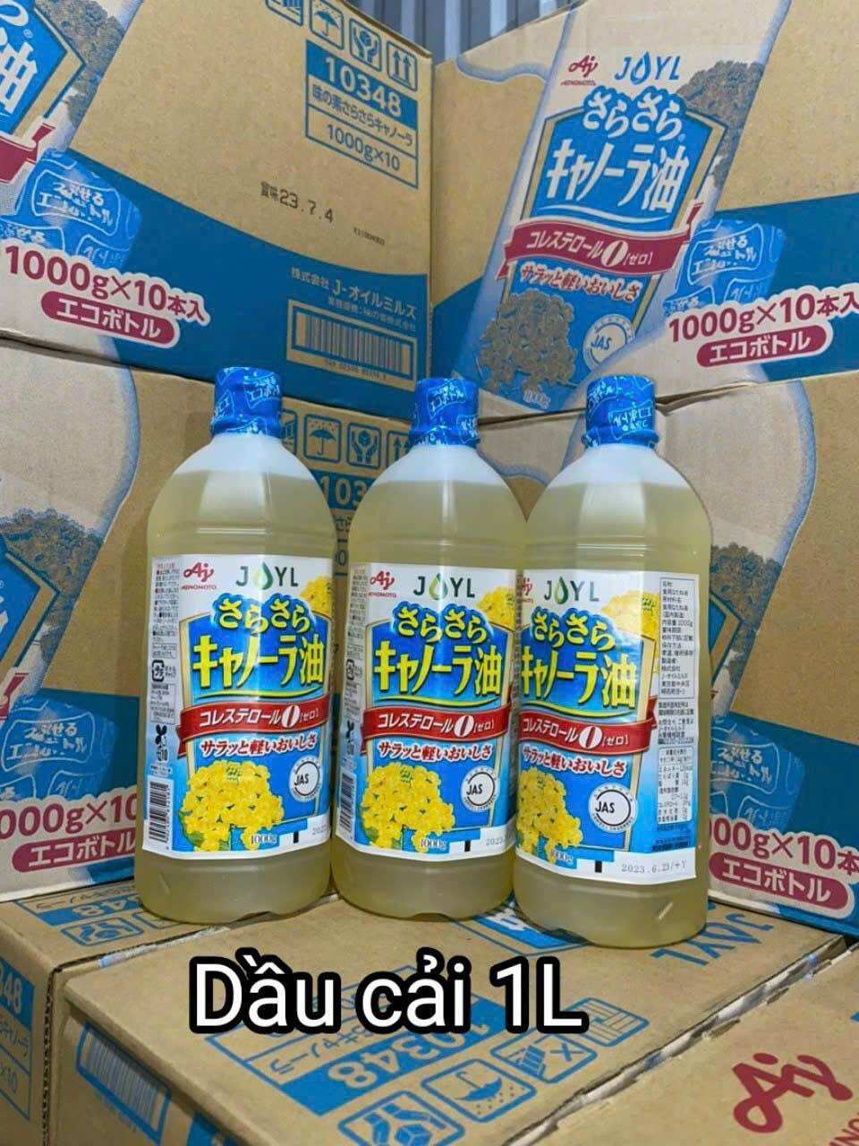 Date t5/25. dau hoa cải ajinomoto 1lit -nđ nhậ7