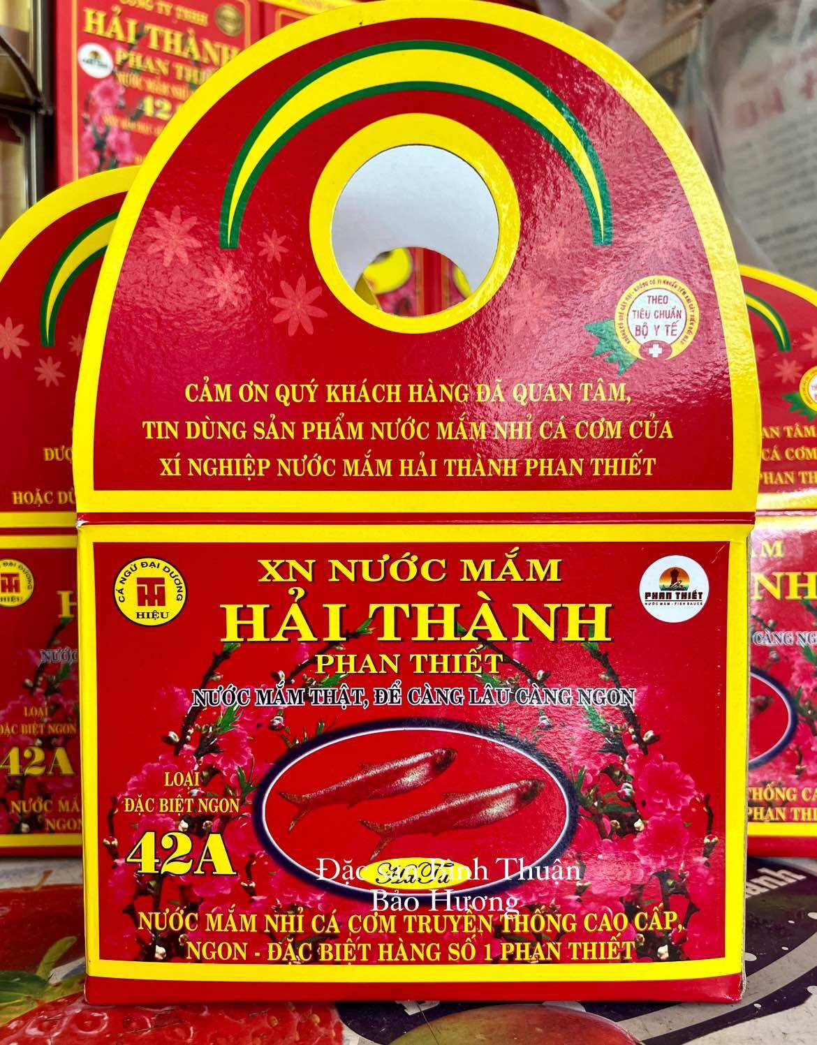NƯỚC MẮM HẢI THÀNH 42 A - PHAN THIẾT  ( hộp 10 chai × 50ml )