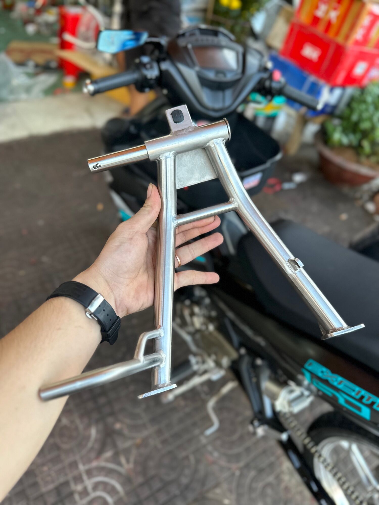 Chống đứng cn inox 304 wave nhỏ @