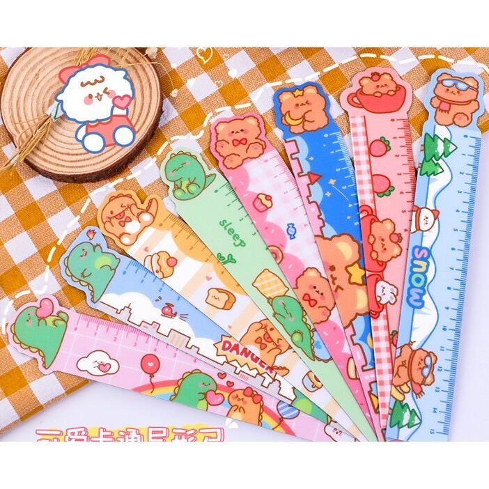 Thước Dẻo Nhiều Hình Dễ Thương Dài 15cm