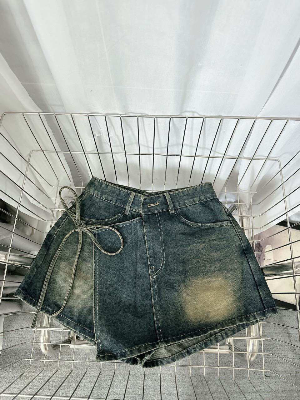 [Bigsize 60-90kg] Áo lưới phối yếm bigsize