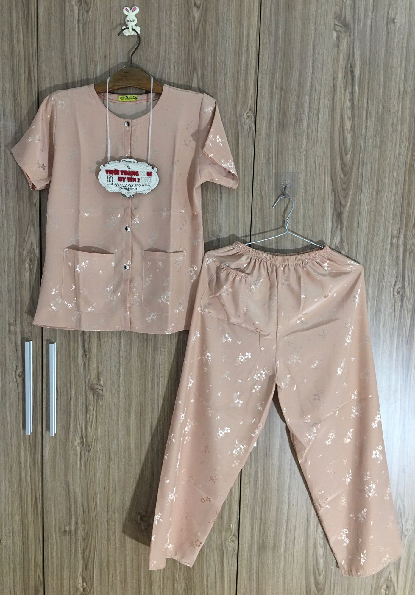 ĐỒ BỘ PHI BÓNG TAY NGẮN CHO MẸ,CHO BÀ, ĐỒ BỘ BÀ BA
