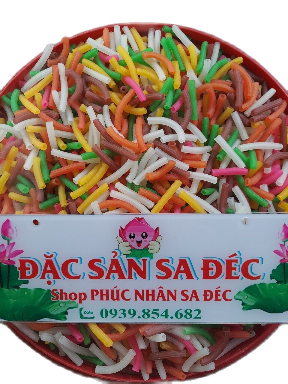 500 Gram  NUI RAU CỦ - Nui óng dài