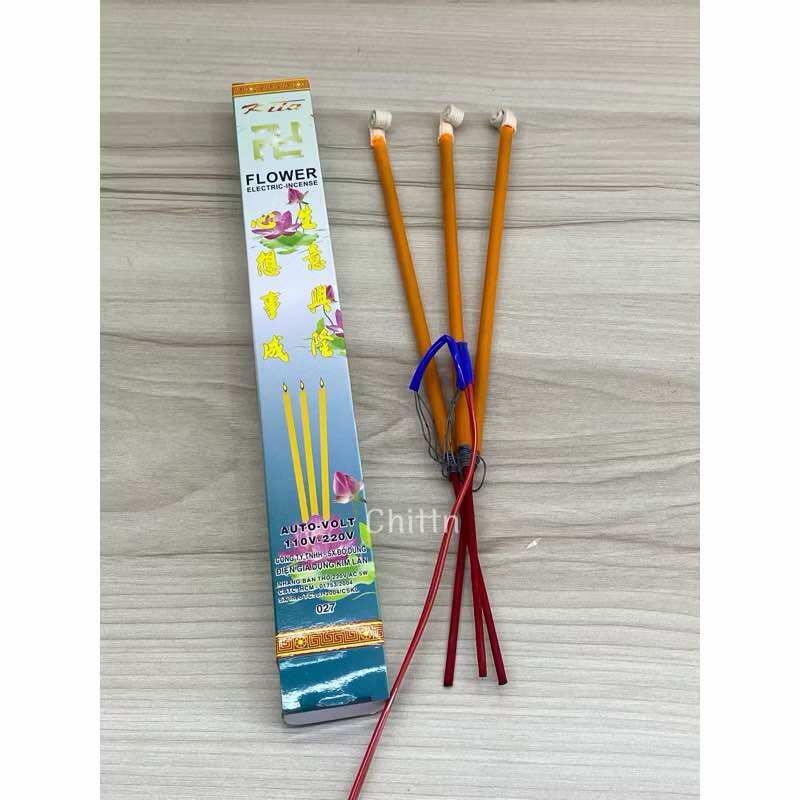 NHANG ĐIỆN CÓ TÀN NHANG GIẢ (1BỘ GỒM 3CÂY)
