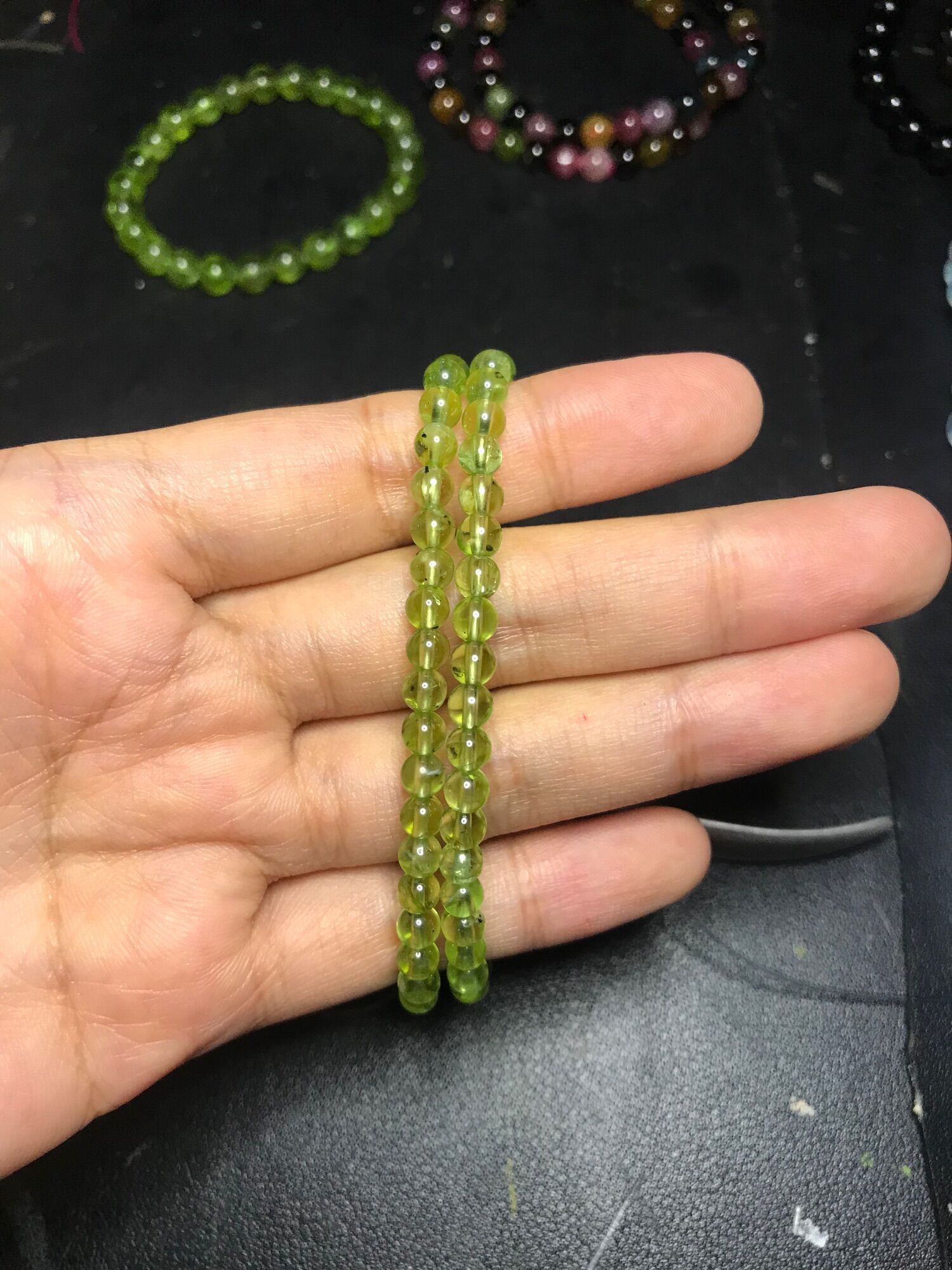 Vòng tay Peridot 3-4mm