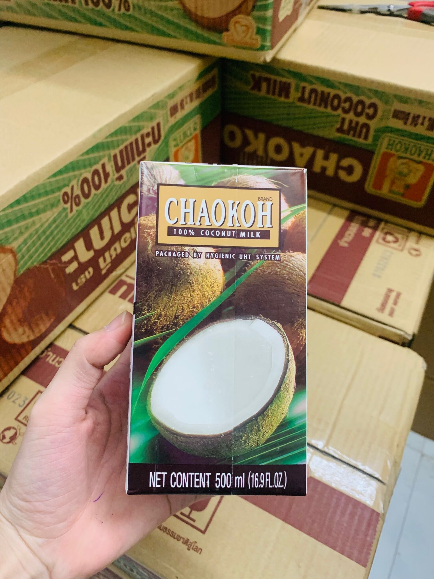 Nước cốt dừa hộp 500ml Chaokoh Thái