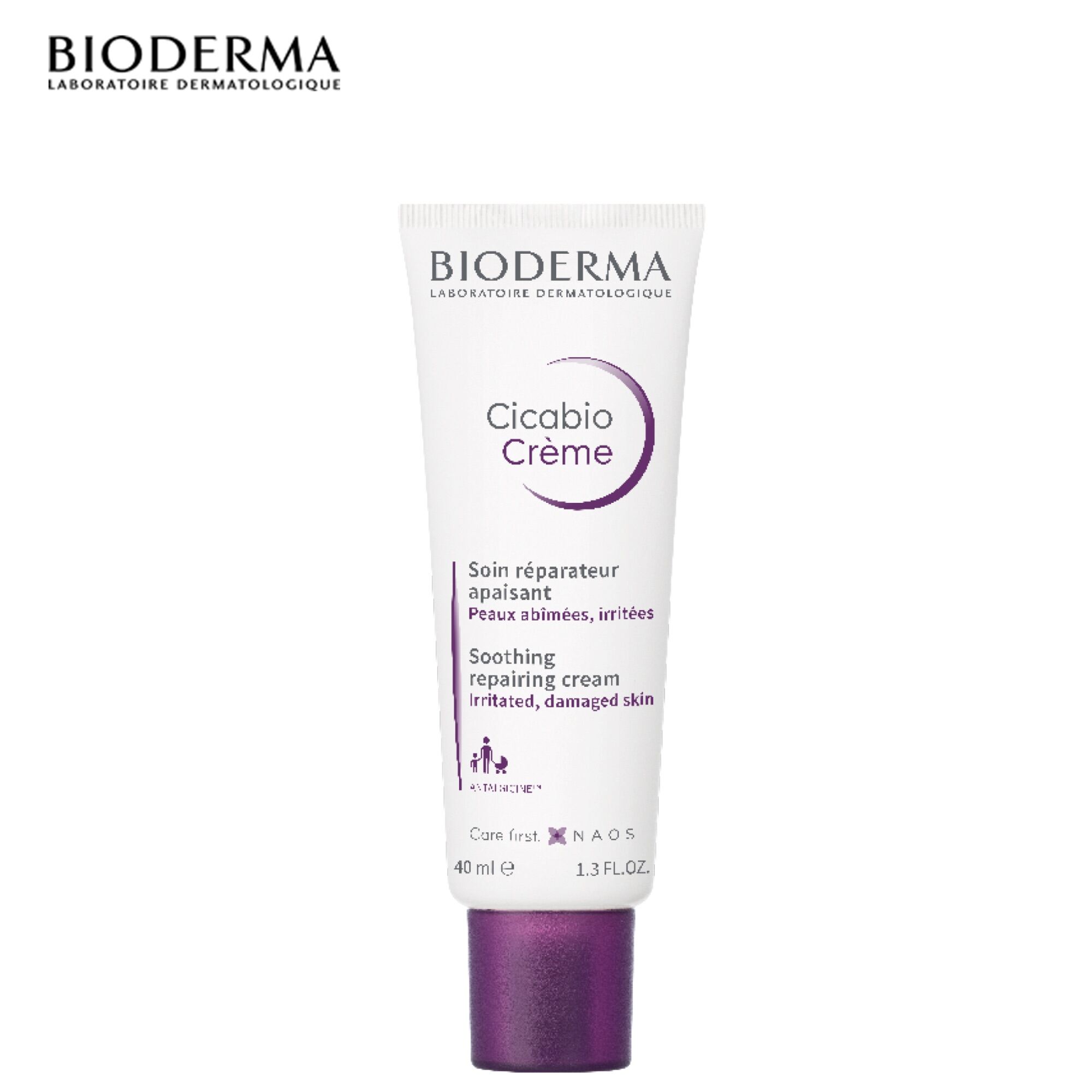 [Hcm]Bioderma Kem Dưỡng Và Làm Dịu Da Dành Cho Da Bị Kích Ứng Hư Tổn Giúp Phục Hồi Da Cicabio Cream 40Ml