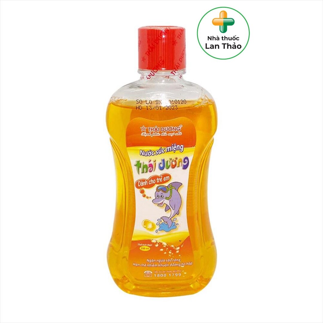 Nước súc miệng thái dương dành cho trẻ em chai 250ml