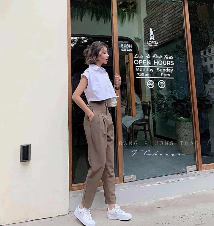 quần tây 2 khuy baggy