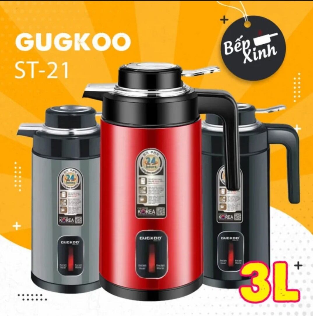 Ấm siêu tốc kiêm bình giữ nhiệt cuckoo ST21