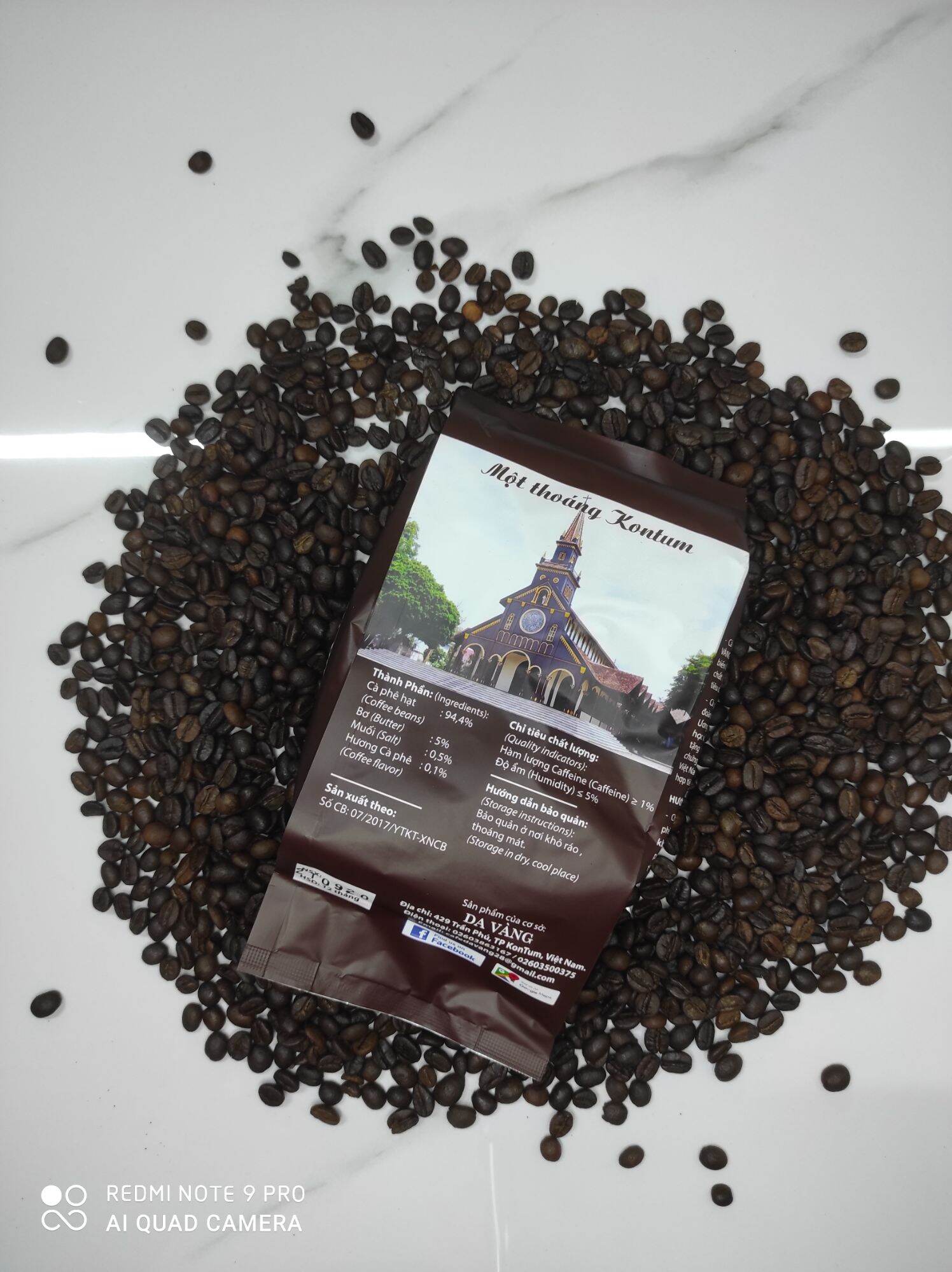 No. 2 coffee (500g) hand-roasted with firewood DA VÀNG 28