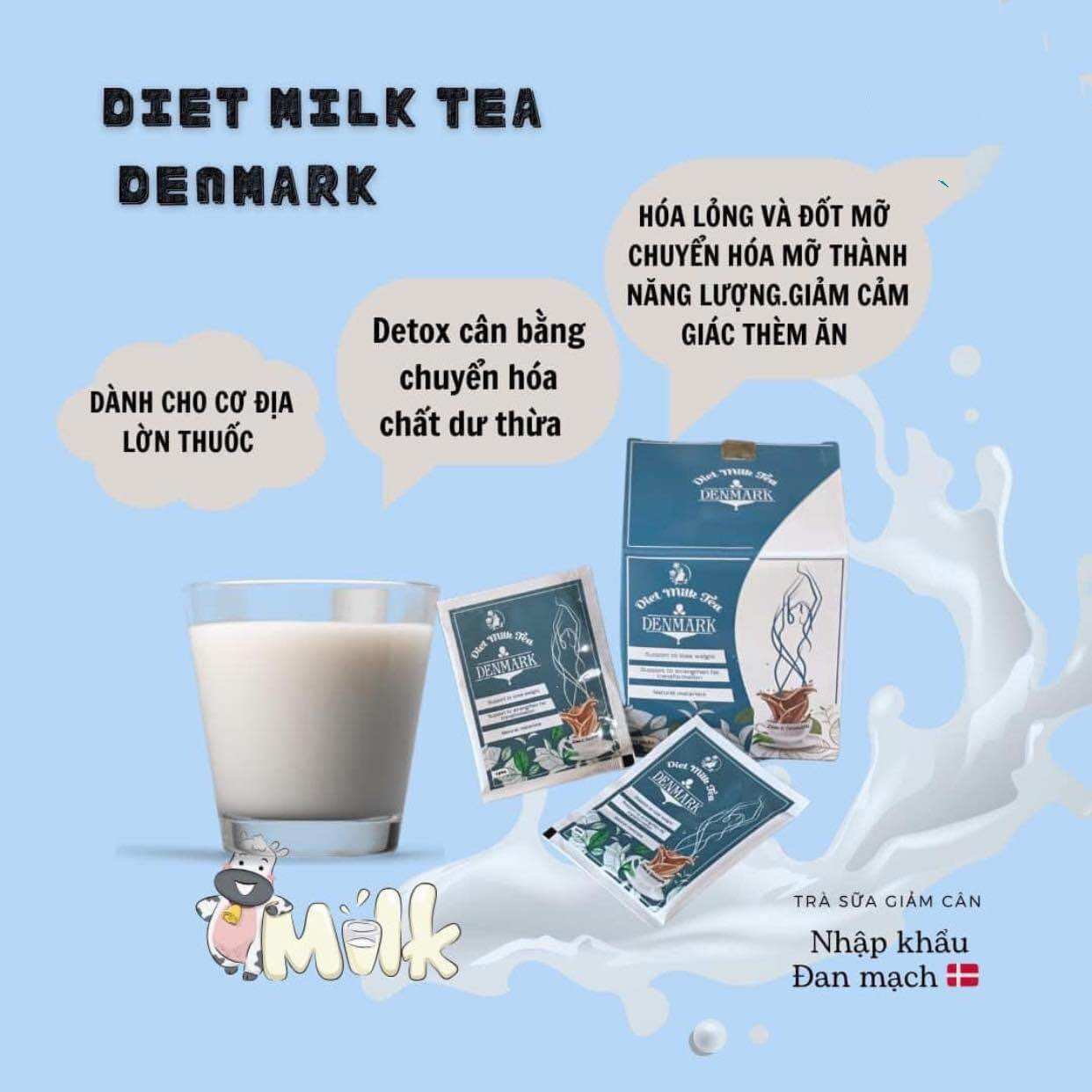 💚COMBO 💚 (3 HỘP)TRÀ SỮA GIẢM CÂN ĐAN MẠCH🇩🇰