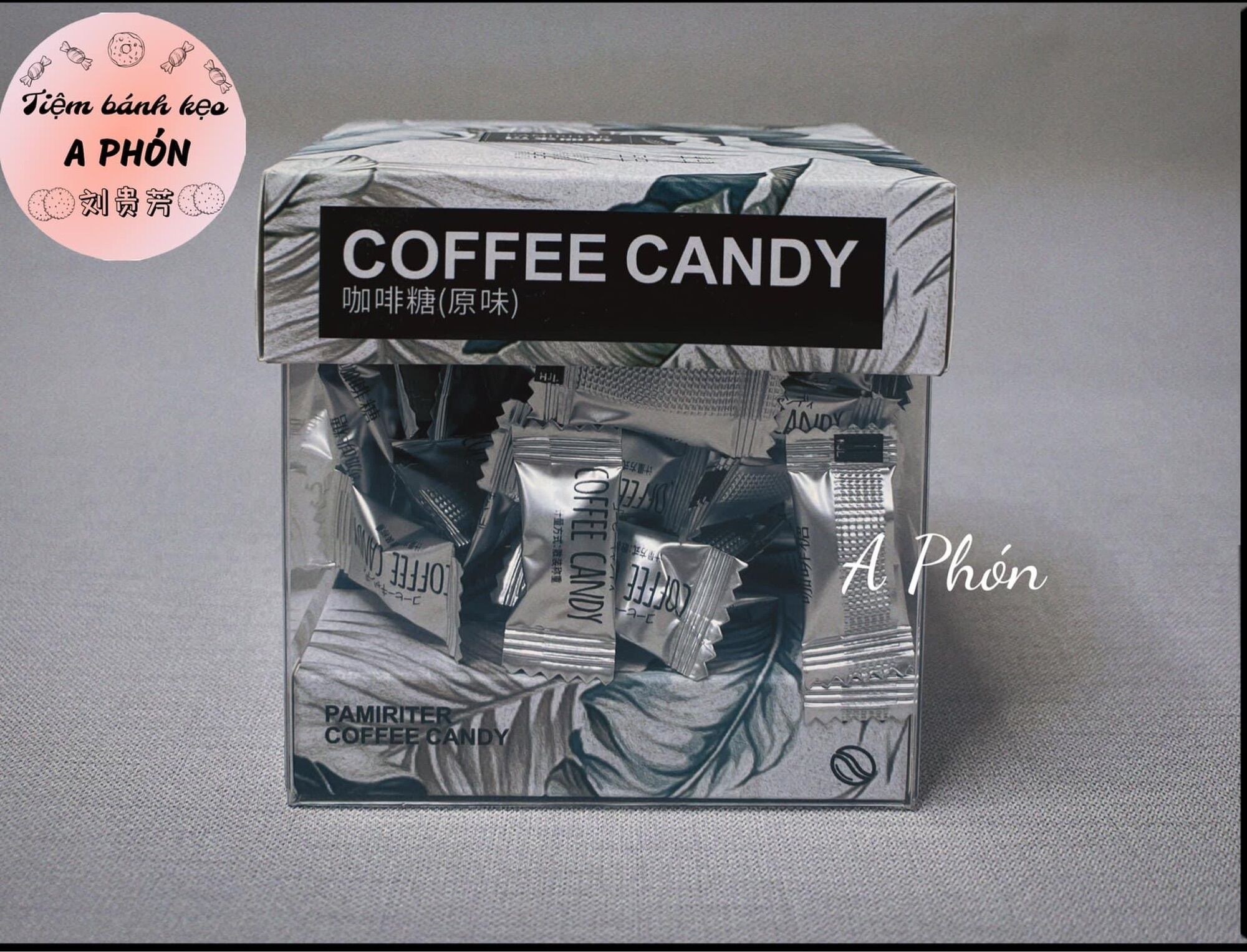 Pamiriter - coffee candy kẹo ngậm vị cà phê / cà phê sữa 70gr