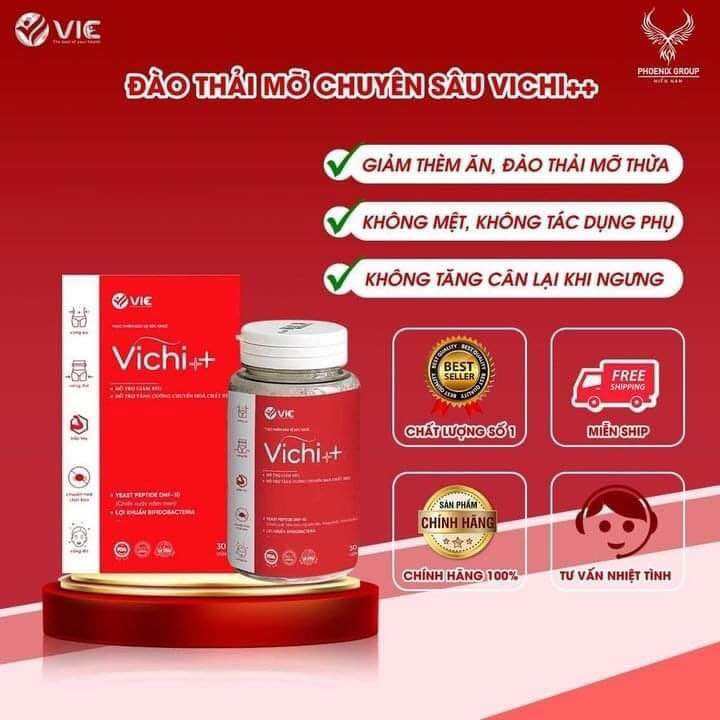 [Mẫu Mới] Thảo mộc giảm cân Vichi ++ Phiên bản cao câp siêu mạnh kèm khoá cân