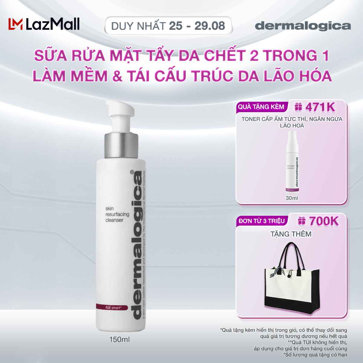 Sữa rửa mặt Dermalogica Skin Resurfacing Cleanser 150ml