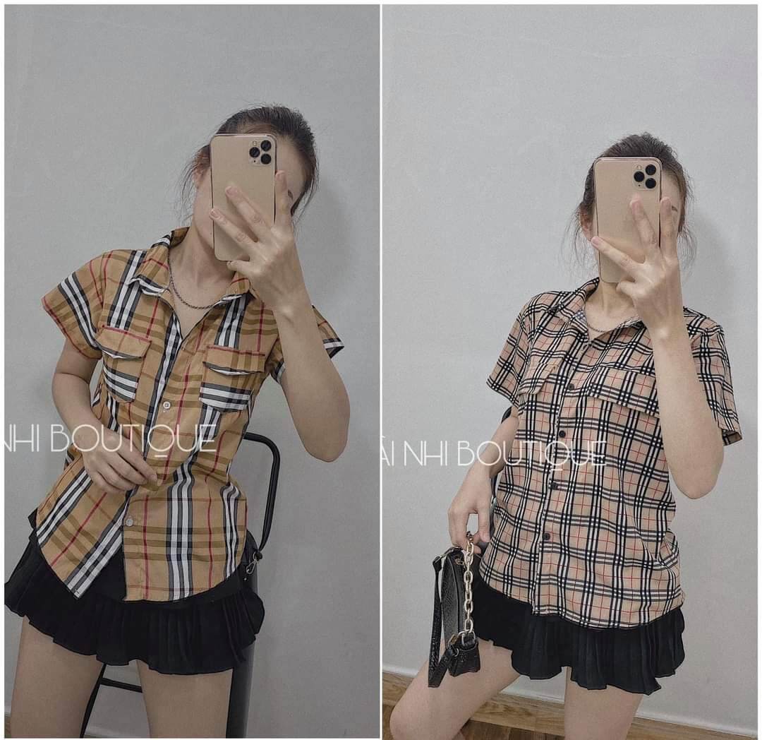 [HCM]ÁO SƠMI CARO BBR 2 TÚI
