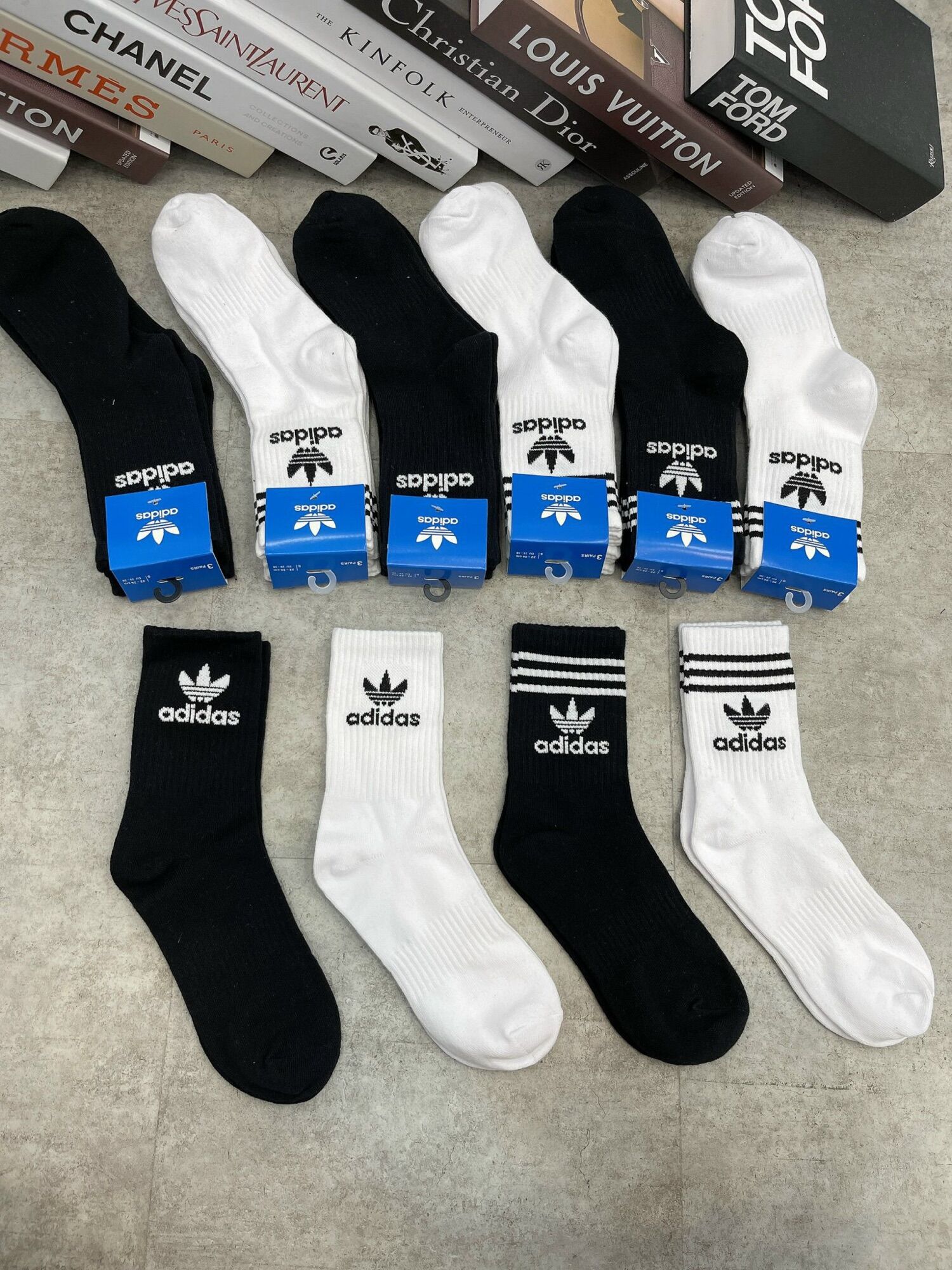 Tất Vớ Adidas’s dư xịn chuẩn Auth sét 3 đôi