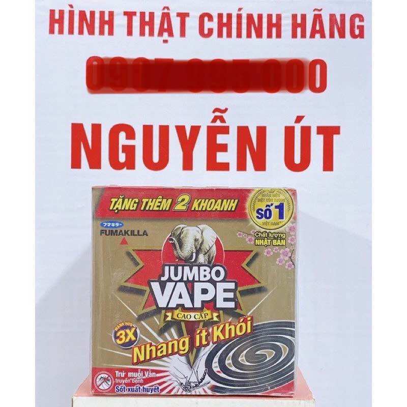 [HCM]nhan muỗi jumbo ít khói S2 lốc 5 hộp x 10 khoanh