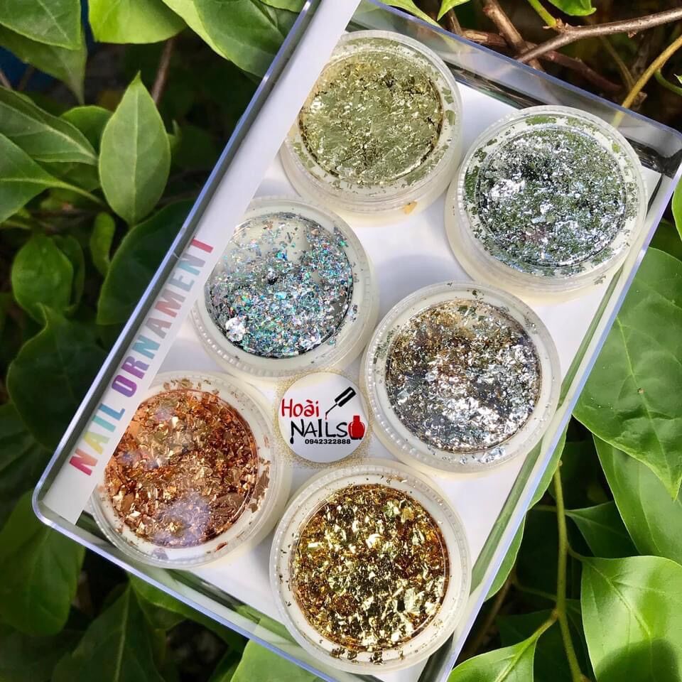 Set sequin ẩn móng tay loại cao cấp