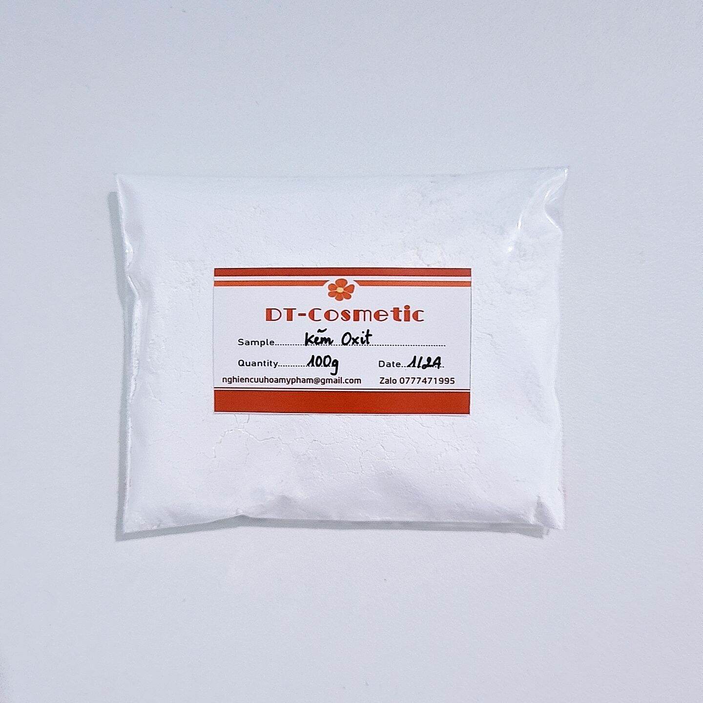 100g/1KG Zinc Oxide (Kẽm Oxit) - Chống Nắng Vật Lý - Nguyên Liệu Mỹ Phẩm