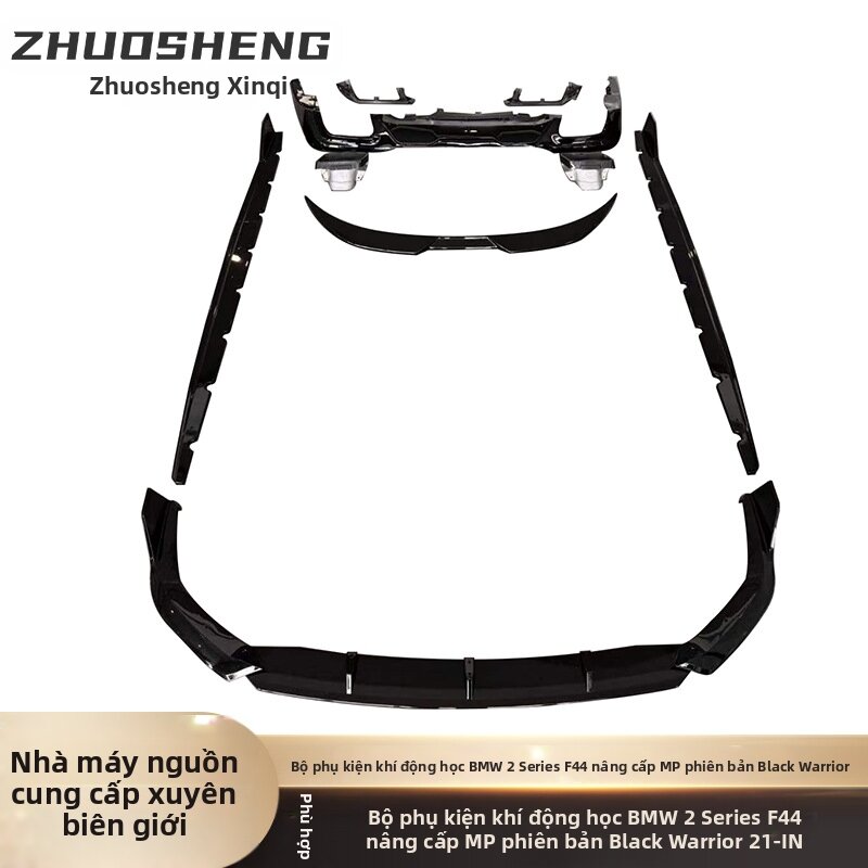 BONINGYU | MP Black Knight Style Front Lip Rear Lip Side Skirts Tail Pipe Aero Kit Giá 2,729,000 Đồng*Miễn phí vận chuyển