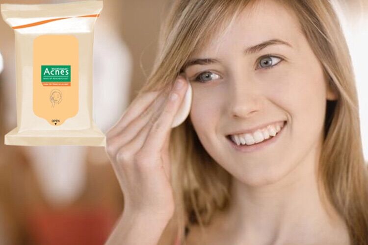 Acnes Make Up Remover Sheet – Khăn tẩy trang và lau mặt