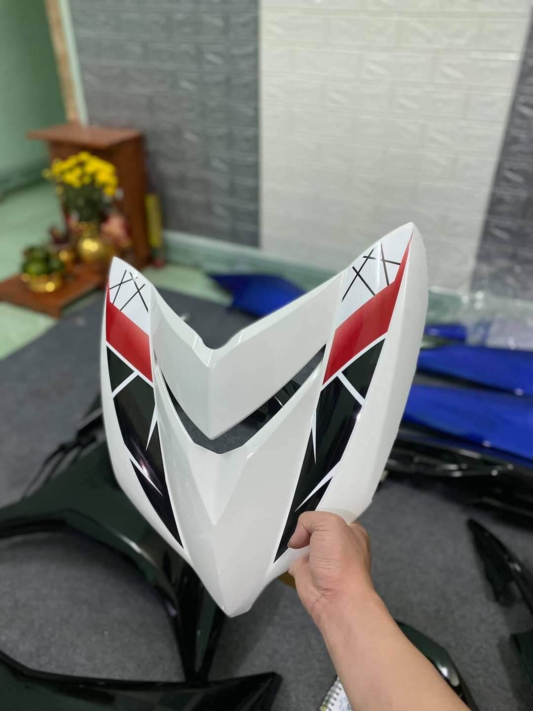 tem rời exciter 150 trắng y15zr