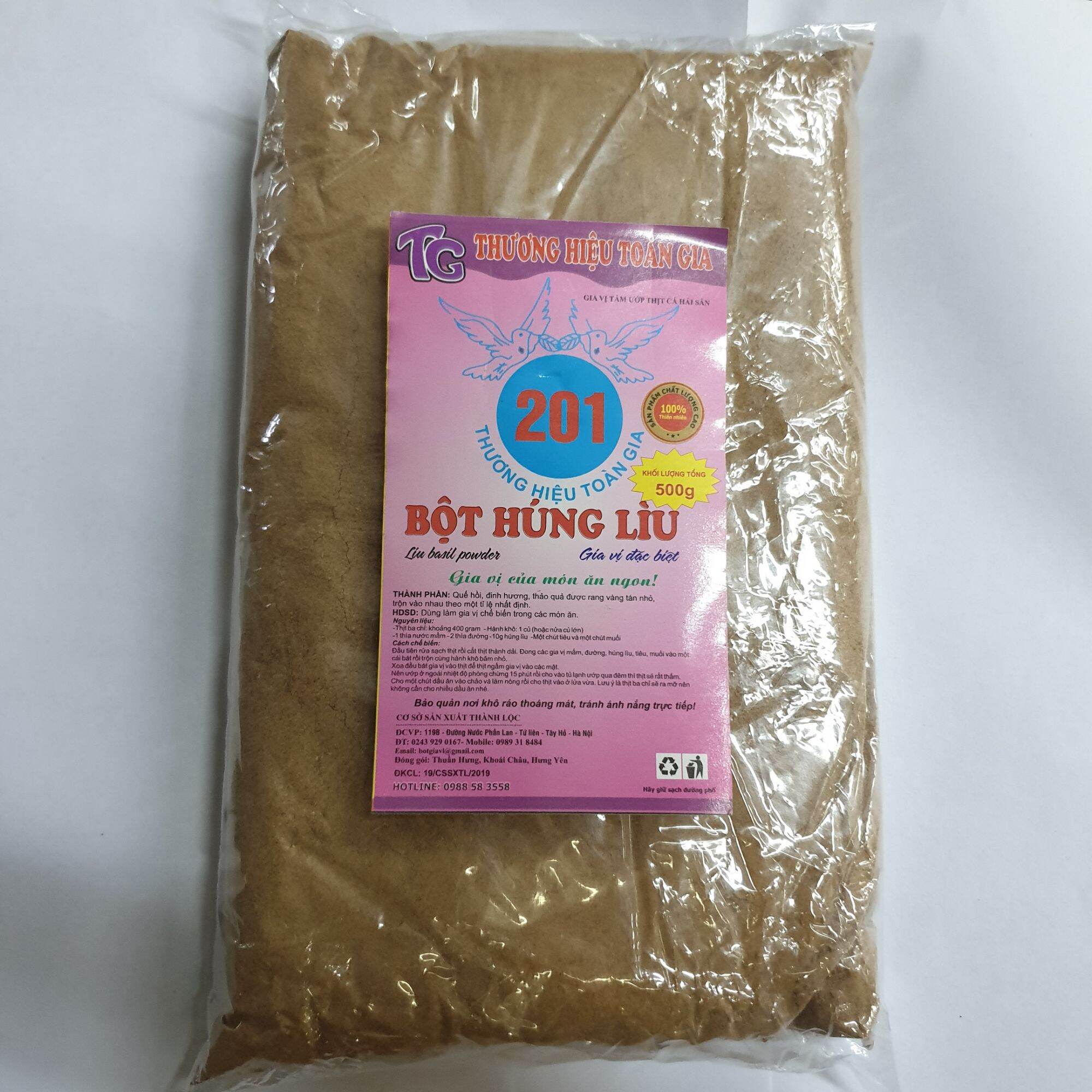 Bột húng lìu đặc biệt 500g