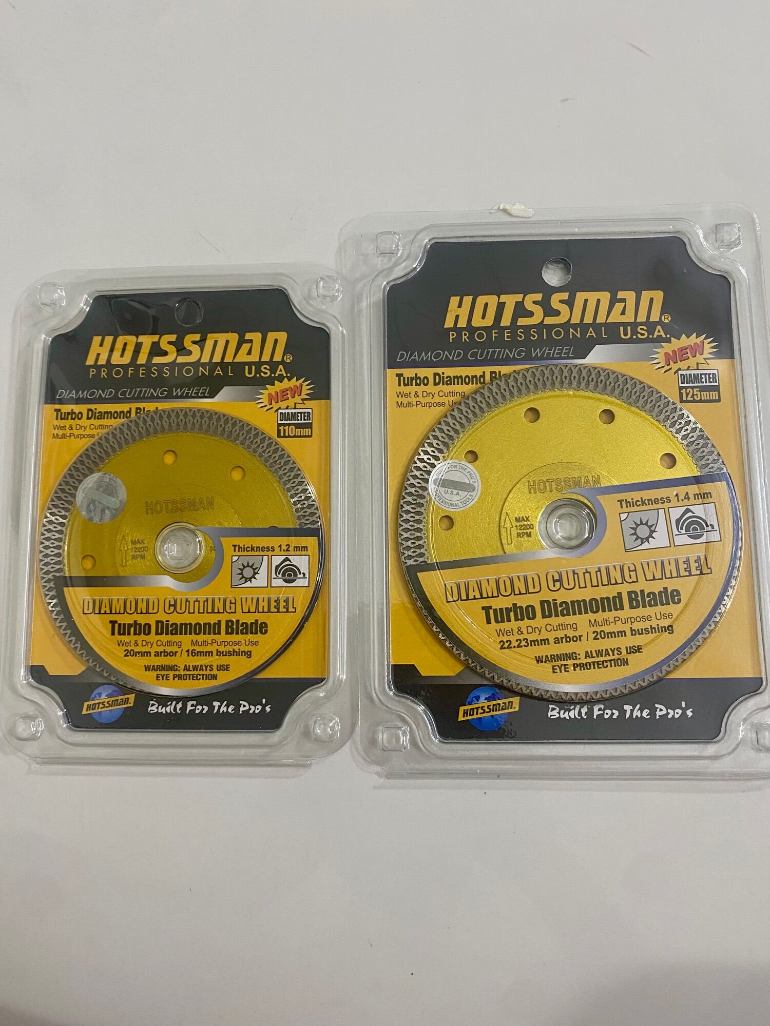 Lưỡi cắt gạch đa năng hotssman vàng ,cắt đá ,cắt bê tông ,...