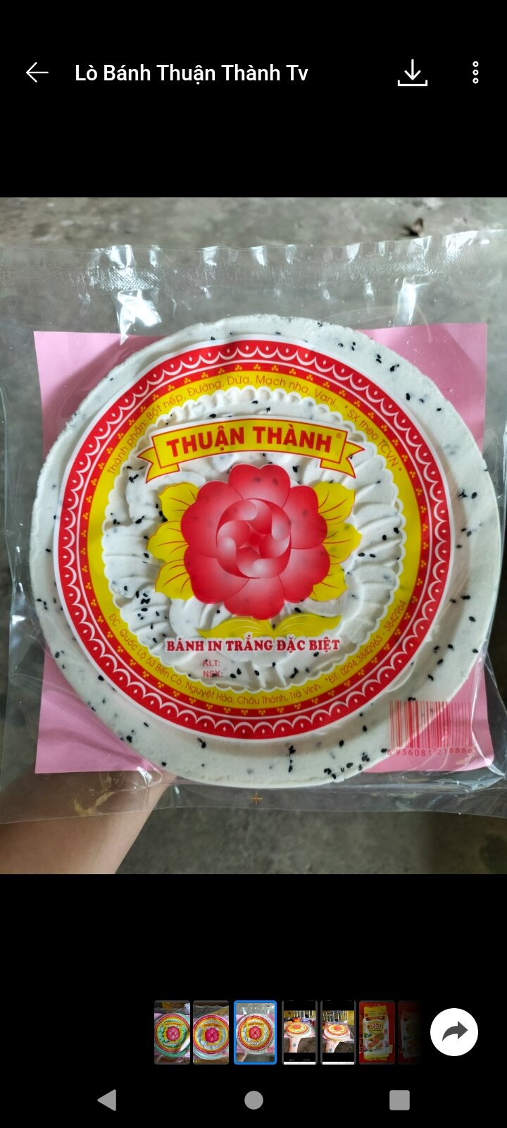 Bánh in mè thuận thành 400g