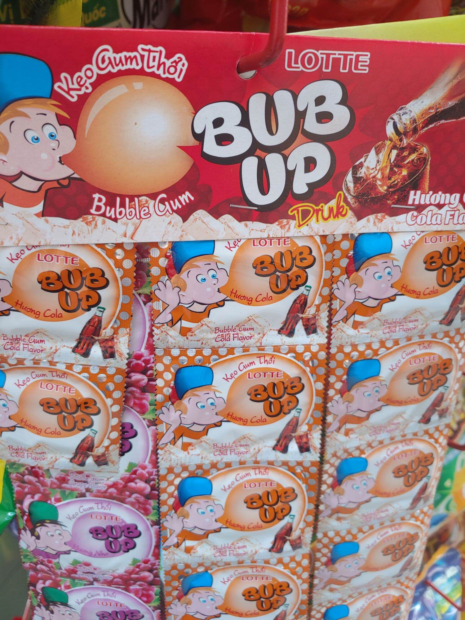 Kẹo gum thổi Bubup Lotte 1 cái lẻ