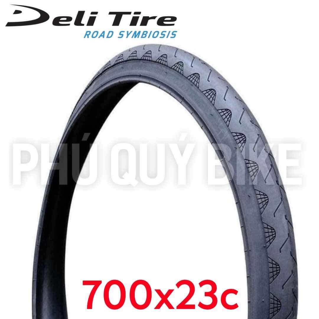 Vỏ Lốp Xe Đạp 700x23c / 25c / 28c DELI TIRE Vân Sóng Lượn