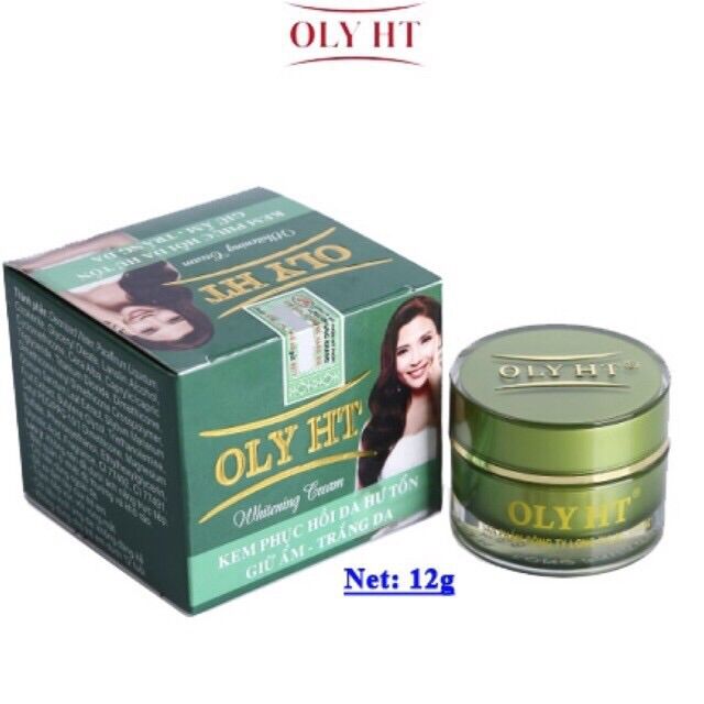 Kem Oly HT Phục Hồi Hư Tổn Dưỡng Trắng Da 12g