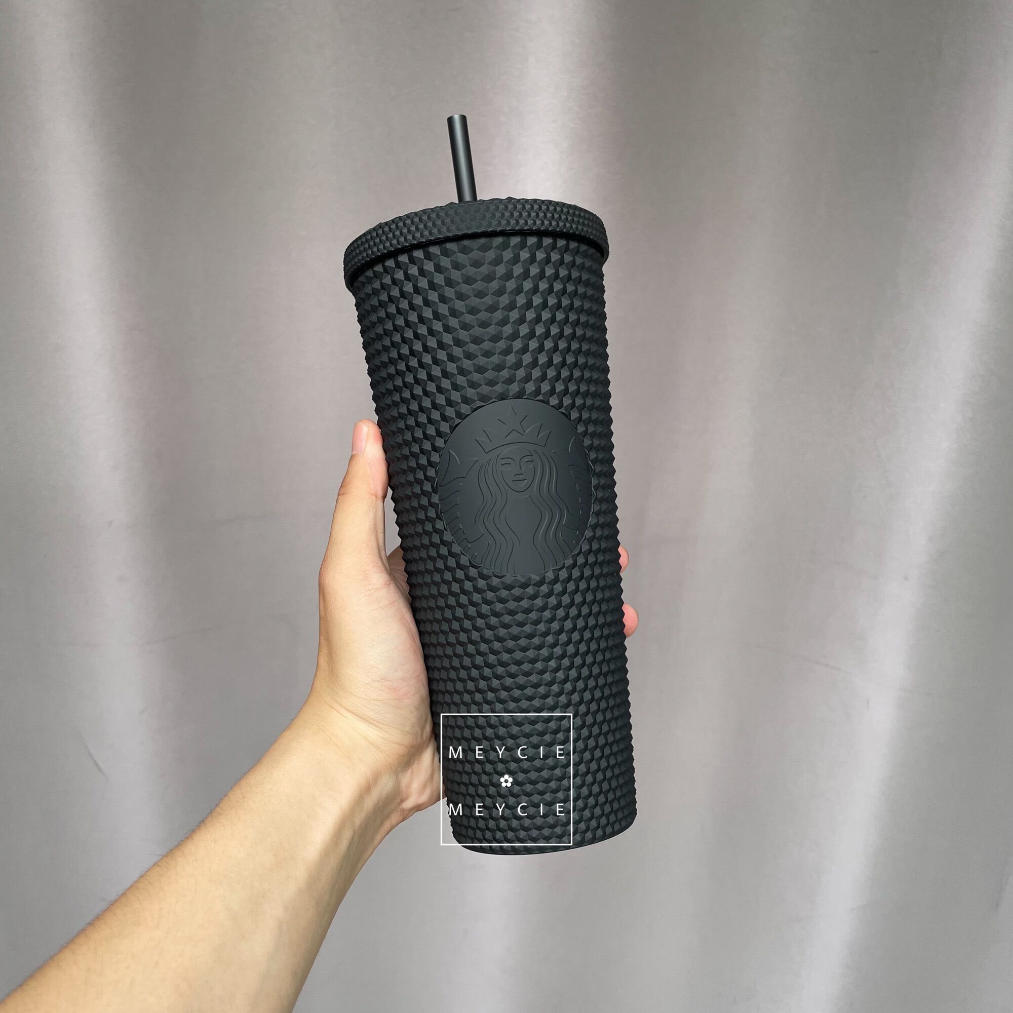 Ly cold cup studded matte black 710ml