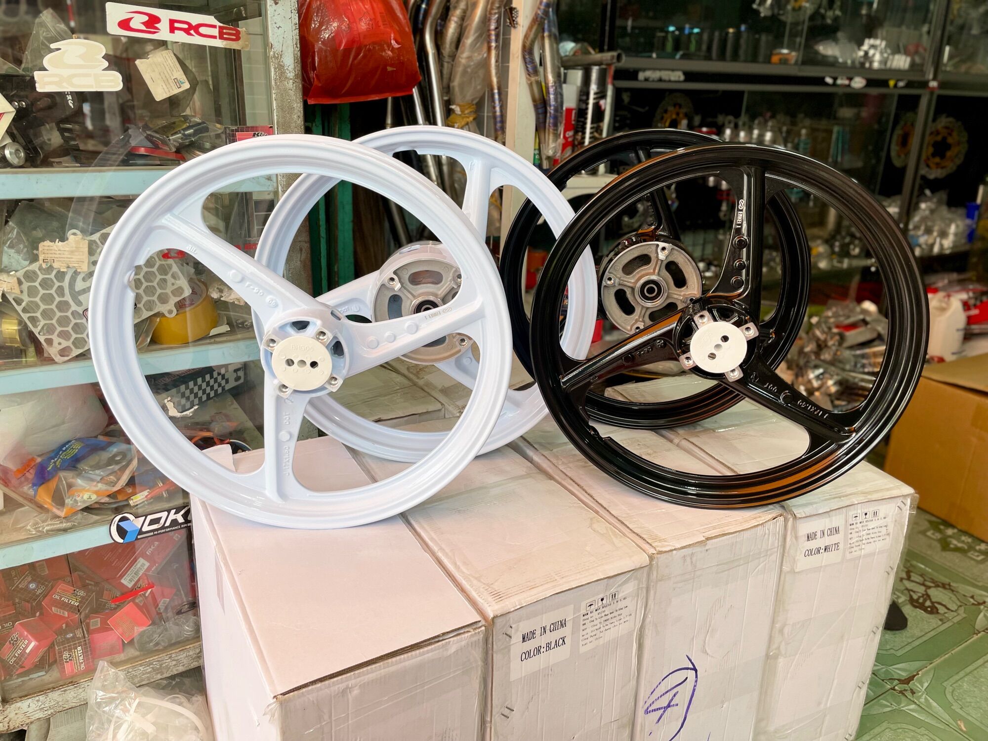 Mâm 3 cây enkien winner - sonic - exciter 150 - sirus - vario - ex135