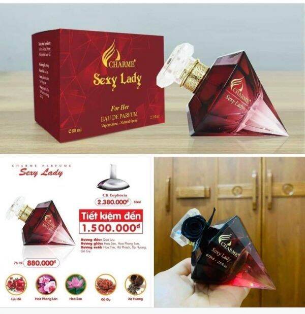 nước hoa nữ sexy lady 75ml + quà
