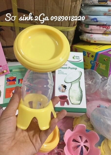 Phễu hứng sữa cho mẹ silicon FREE BPA ( tự hút chặt)