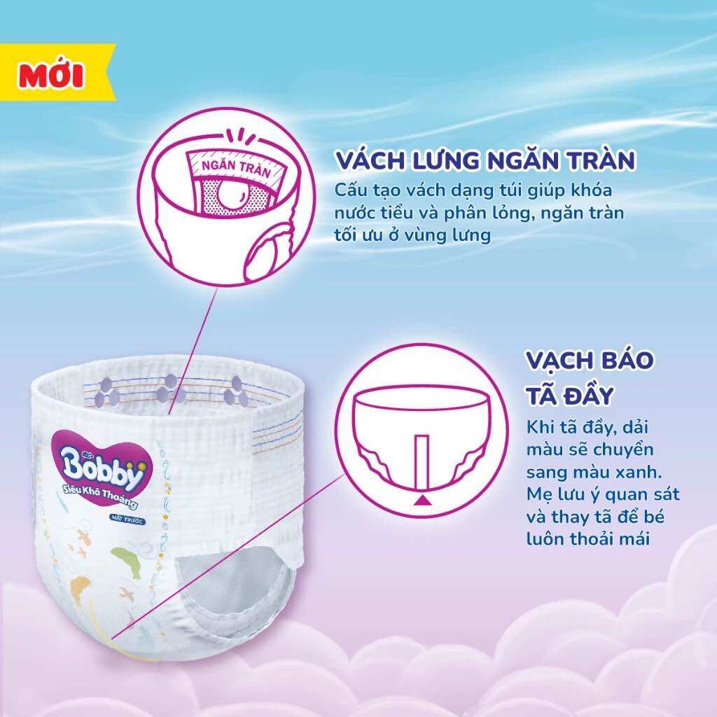 [Miễn ship] Tã/bỉm quần Bobby Gạo non Organic L96+8( date mới)