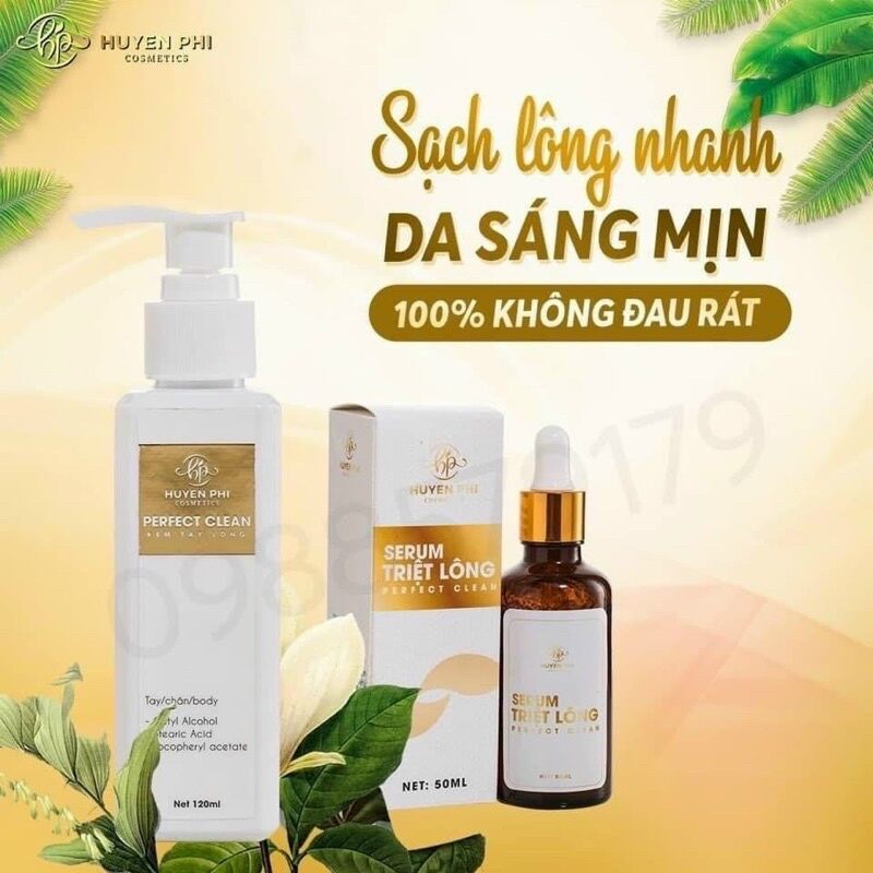 0Kem Tẩy Lông Huyền Phi Chính Hãng Tặng Kèm Serum Triệt Lông