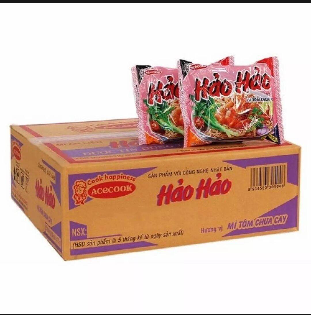 Mì hảo hảo tôm chua cay thùng 30g x 75g
