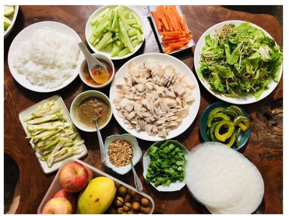 1kg (2 gói) Bánh tráng mỏng Củ Chi loại ngon
