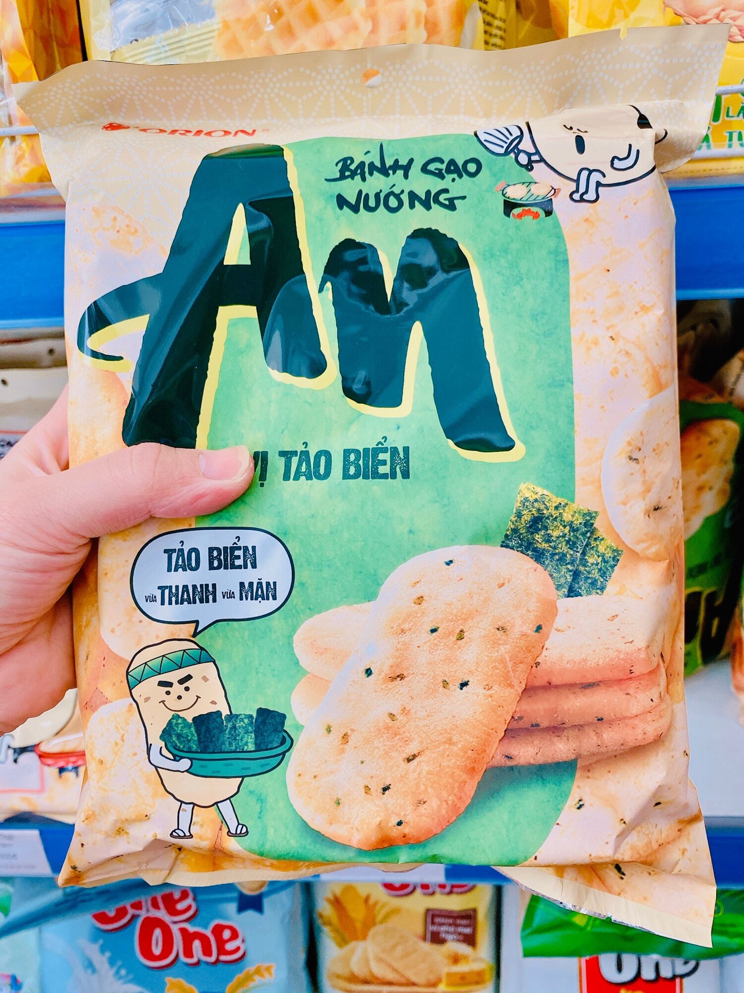 Bánh Gạo Nướng Orion Vị Tảo Biển 111,3G