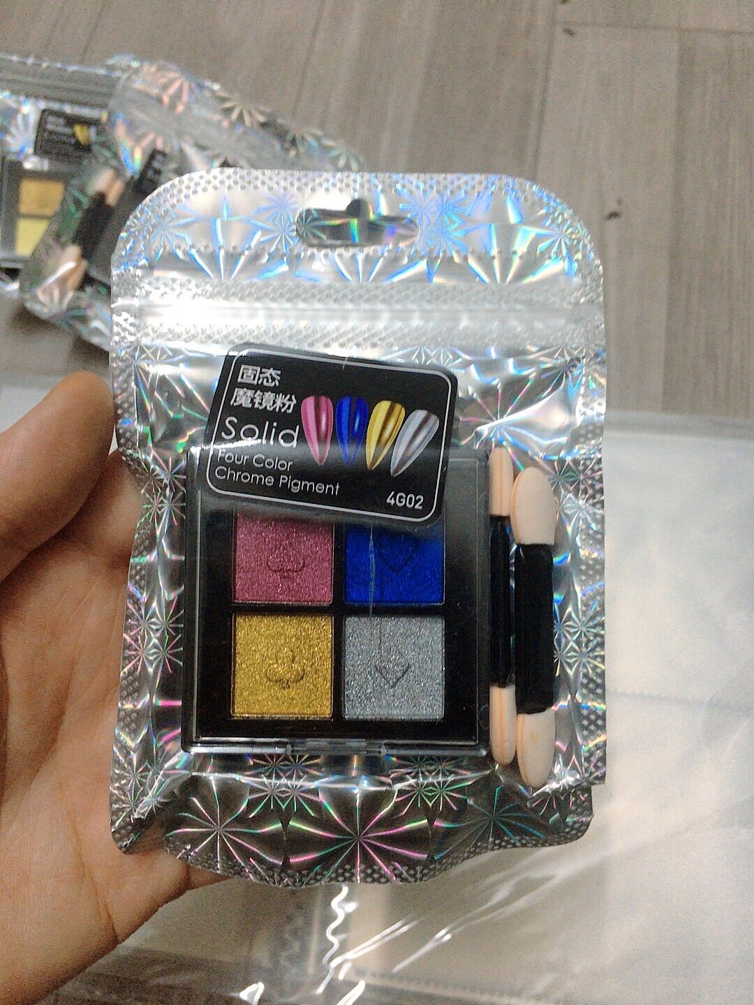 Set nhũ mini trang trí móng