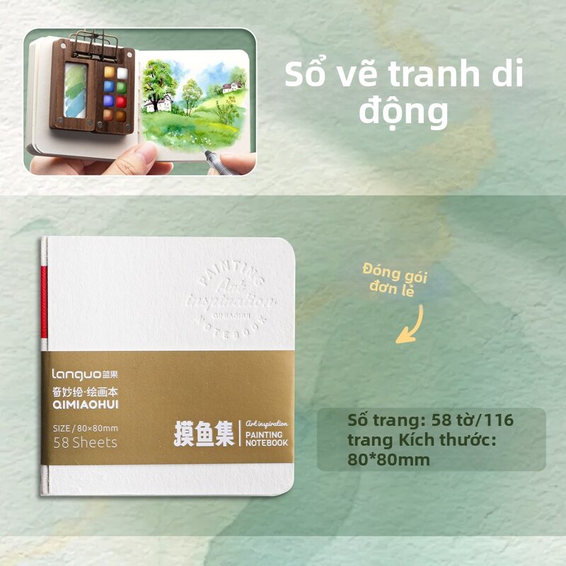 MANDAIYANGGUANG | Bộ Sơn Nước Rắn 15 Màu Mini Di Động