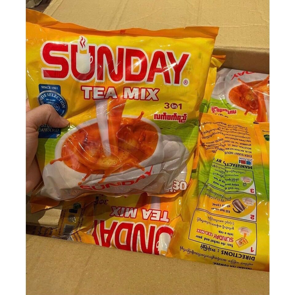 Trà sữa Myanmar Sunday Teamix - Date 2023