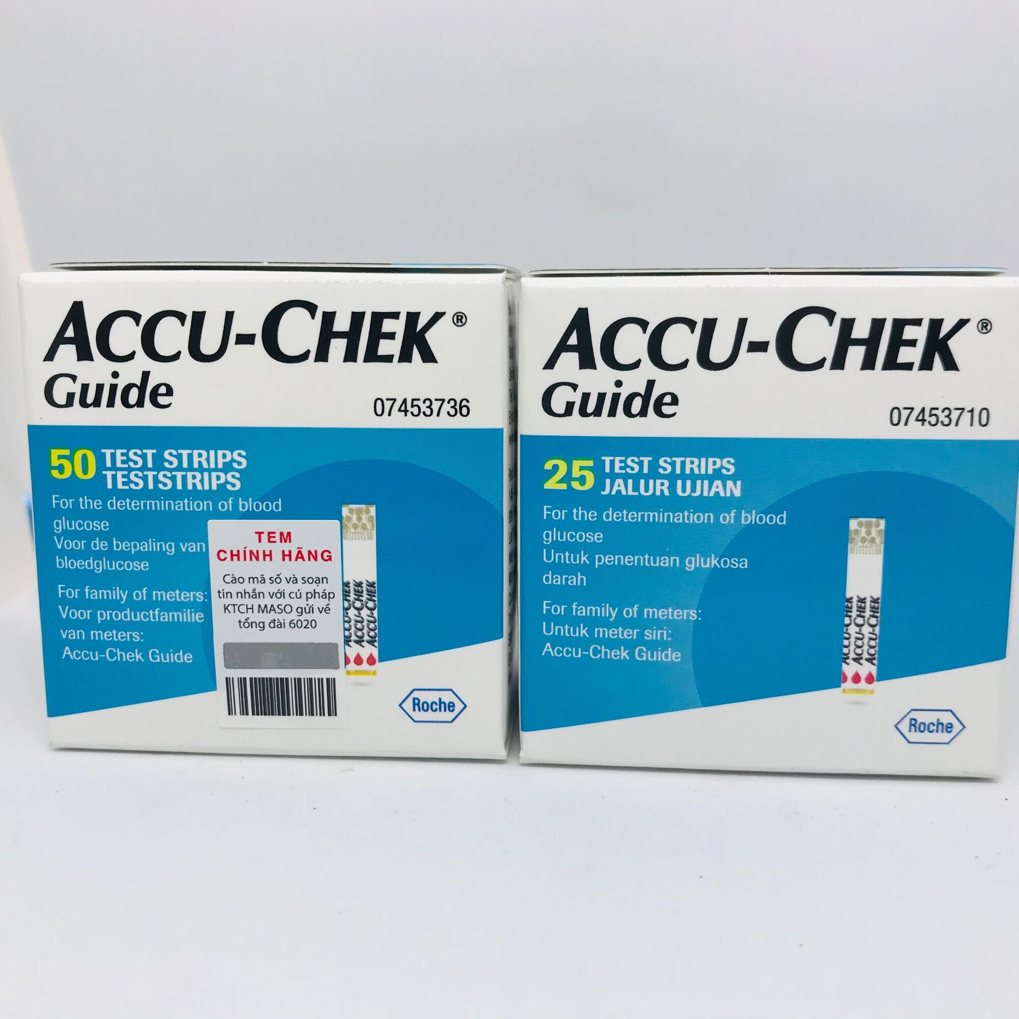 Máy đo đường huyết Accu Chek Guide ( kèm 25 que