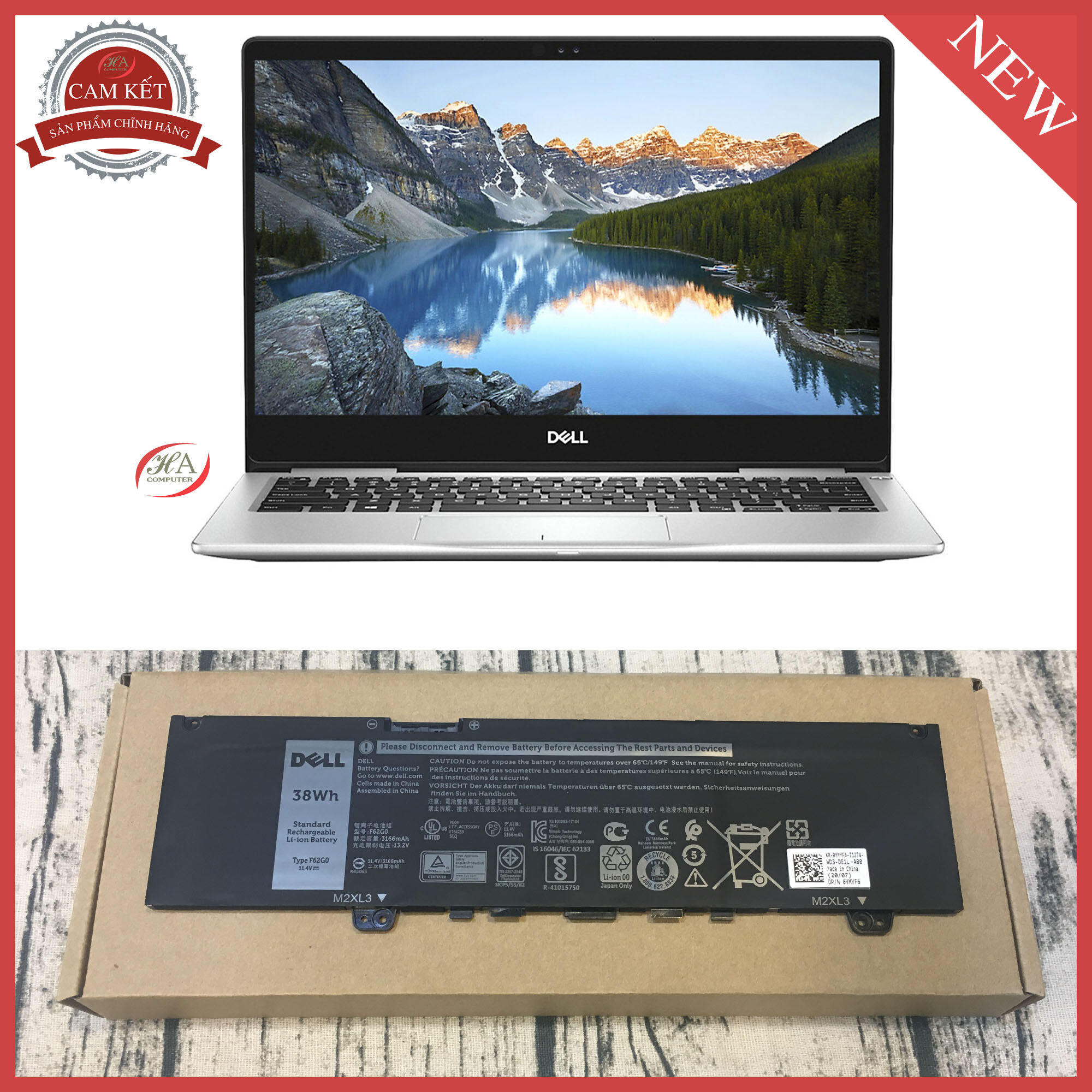 Pin dell inspiron 7370