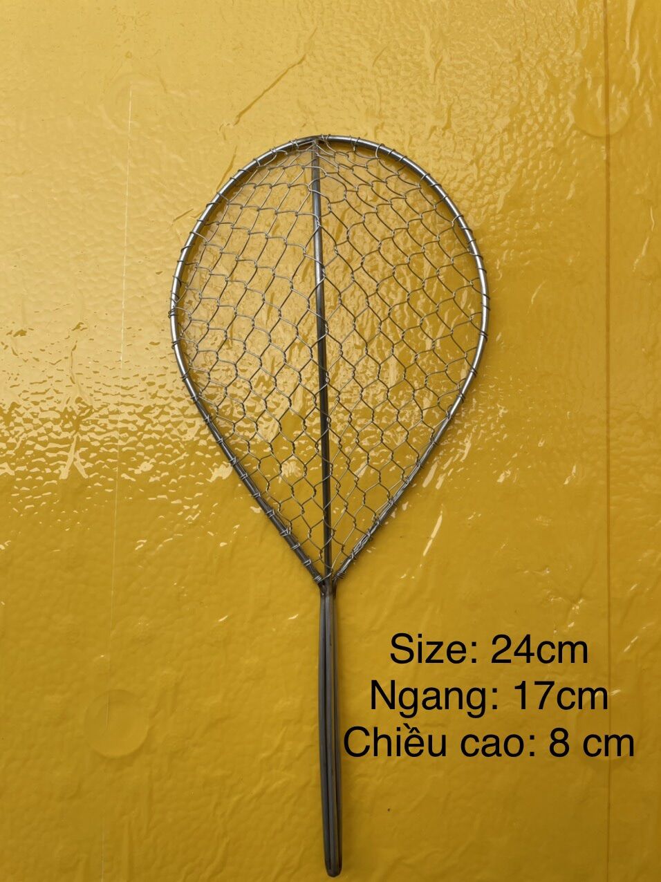 Vợt vớt cá inox 304, dạng muỗng.