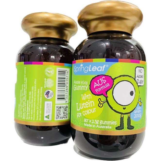 Kẹo Bổ Mắt Cho Bé Aussie Kids Gummy Lutein 200gr Úc